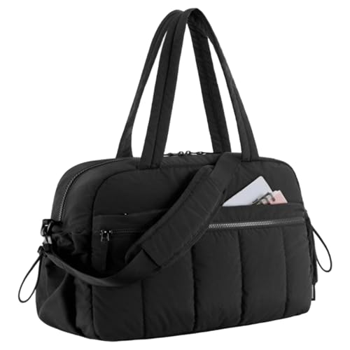 Kleine Weekender-Taschen für Frauen Männer tragbare Großkapazität Duffel-Tasche 16.5x7.5x11.8in Leichtes Weekender-Tasche für Fitnessstudio-Reisen im Freien am Wochenende von AZIDWERYQ