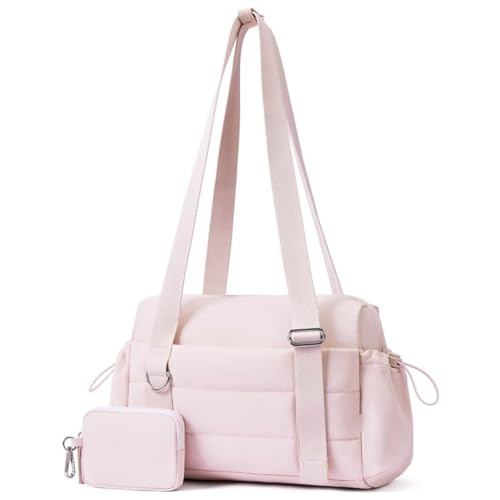 Mini -Fitness -Tasche 11, 7 x 4, 2 x 8 Zoll Mini Weekender -Tasche mit Nasser Fach und Münzbrieftasche für Frauen -Training, Sport, Reise -Fitnessstudio von AZIDWERYQ