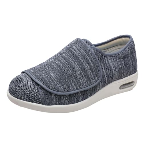 AZMAHT Schuhe breite füße Herbstschuhe Damen orthopädische Schuhe Herren Halbschuhe Herren Gesundheitsschuhe Herren Diabetiker Schuhe Herren geschwollene füße,Dark Grey,39 EU von AZMAHT