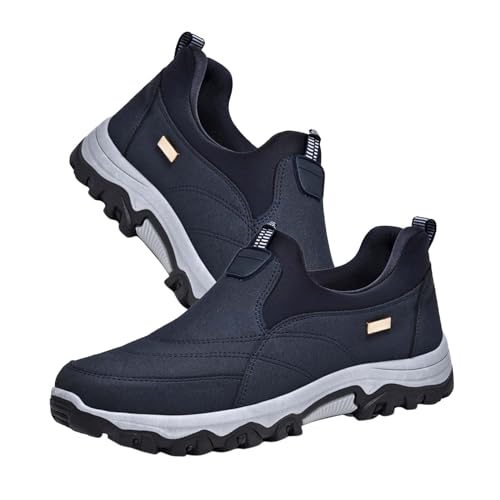 AZMAHT Sneaker Sportschuhe für Herren orthopädische Schuhe Herren Halbschuhe Herren Schuhe breite füße Herren Gesundheitsschuhe Herren Schuhe für breite füße,Blau,41/255mm von AZMAHT