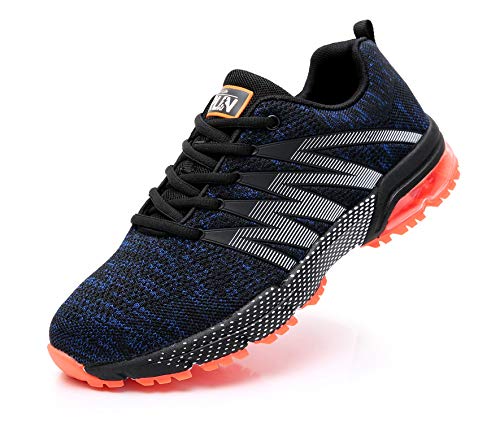 Azooken Herren Damen Sportschuhe Laufschuhe Turnschuhe Sneakers Leichte Fitness Mesh Air Sneaker Straßenlaufschuhe Outdoor(8995 BLOR40) von Azooken