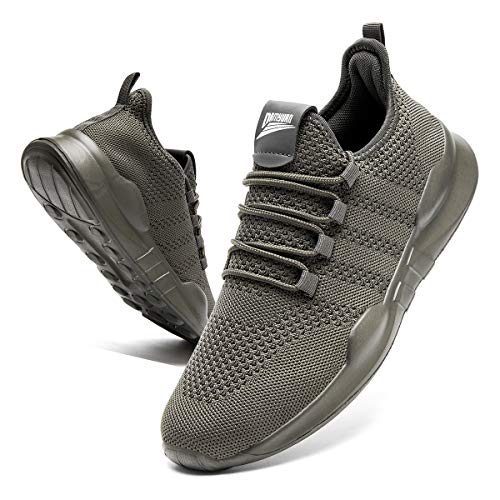 AZSDXS Sneaker Sportschuhe FüR Herren Turnschuhe Herren Schuhe Herren Sneaker Herren Grau 44 von AZSDXS