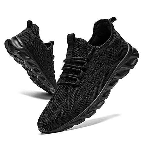 AZSDXS Sneaker Sportschuhe FüR Herren Turnschuhe Herren Schuhe Herren Sneaker Herren Schwarz 39 von AZSDXS