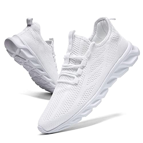 AZSDXS Sneaker Sportschuhe FüR Herren Turnschuhe Herren Schuhe Herren Sneaker Herren Weiß 39 von AZSDXS