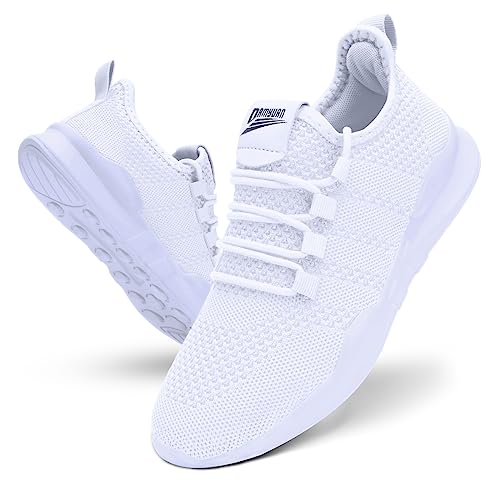 AZSDXS Sneaker Sportschuhe FüR Herren Turnschuhe Herren Schuhe Herren Sneaker Herren Weiß 41 von AZSDXS