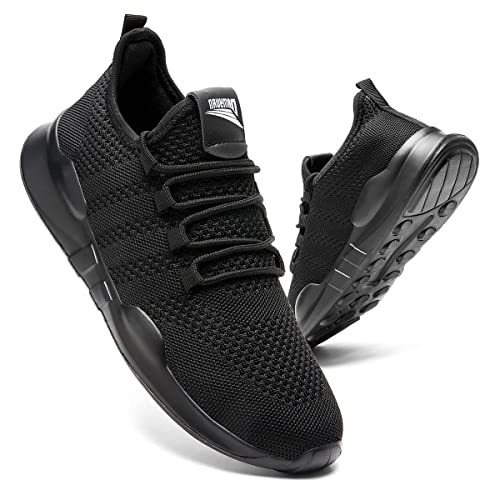 AZSDXS Sportschuhe Herren Leicht Laufschuhe Herren Atmungsaktiv Sneaker Herren Turnschuhe Schwarz 39 von AZSDXS