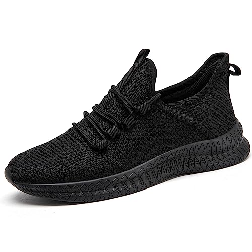 AZSDXS Turnschuhe Damen Leicht Hallenschuhe Sportschuhe Schnür Sommerschuhe Laufschuhe Tennisschuhe Atmungsaktive Outdoor Jogging Freizeitschuhe Straßenlaufschuhe Sneaker für Fitness Gym Schwarz 41 von AZSDXS