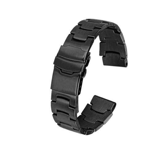 AZSHIW Edelstahl-Armband kompatibel mit Casio Prw2000 PRG-260 PRG-270 PRG-550/510/500 PRW-3500/2500/5100/5000 Uhrenarmband aus massivem Stahl(Black) von AZSHIW
