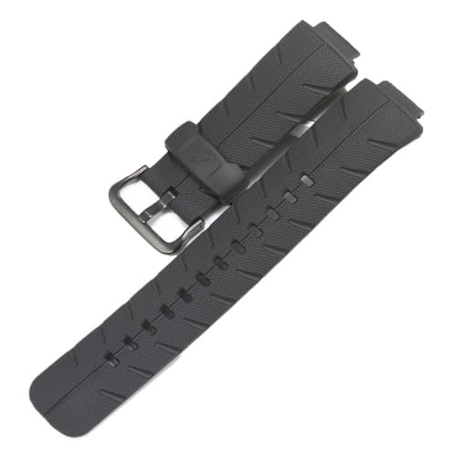 AZSHIW Uhrenarmband aus Harz, kompatibel mit Casio G-300, G-301B, G-350, G-306X, G-315, Herrenarmband, Gummi, Ersatzarmband, Uhrenzubehör(Black B) von AZSHIW