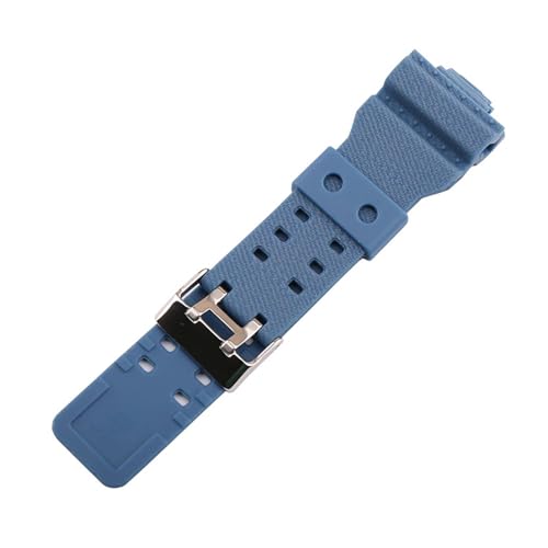 AZSHIW Uhrenarmband aus Harz for Herren, kompatibel mit Casio G-Shock GD GA110 120 140 150 GAX GLS100, Uhrenarmbänder, Armband(Denim blue) von AZSHIW