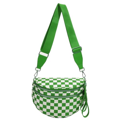 AZURAOKEY Frauen Mode Crossbody Tasche große Kapazität Einfacher Umhängetasche Verstellbares Riemen stilvolle Brusttasche Weibliche tägliche Tasche von AZURAOKEY