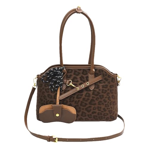 AZURAOKEY Großkapazität Crossbody -Taschen mit langem Riemen for Partyurlaub (braun) von AZURAOKEY