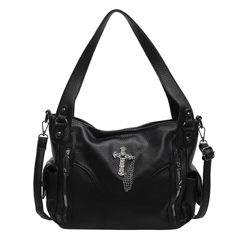 AZURAOKEY Vintage Handtaschen for Damen 2025 – Weiche Lederhandtasche mit großem Fassungsvermögen – Damen Tote mit stabilem Tragegriff von AZURAOKEY