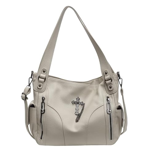 AZURAOKEY Vintage Handtaschen for Damen 2025 – Weiche Lederhandtasche mit großem Fassungsvermögen – Damen Tote mit stabilem Tragegriff von AZURAOKEY