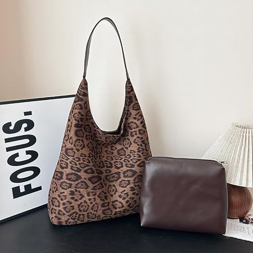 AZURAOKEY Wildleder-Geldbörsen for Frauen 2025 – große Kapazität Retro Wildleder Hobo Slouchy Tasche mit weichem Ledergefühl, vielseitig for Arbeit von AZURAOKEY