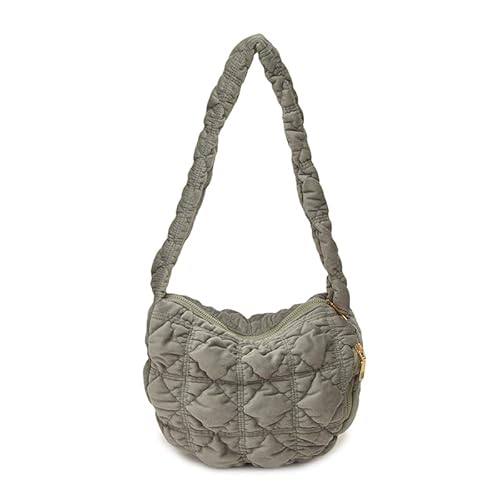 AZURAOKEY Wolkenpuffpufbertasche for Frauen - gesteppte Bubble -Beutel mit Reißverschluss, modischer Falten -Hobo -Handtasche von AZURAOKEY