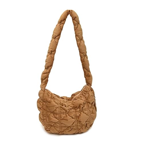 AZURAOKEY Wolkenpuffpufbertasche for Frauen - gesteppte Bubble -Beutel mit Reißverschluss, modischer Falten -Hobo -Handtasche von AZURAOKEY