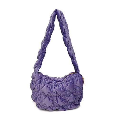 AZURAOKEY Wolkenpuffpufbertasche for Frauen - gesteppte Bubble -Beutel mit Reißverschluss, modischer Falten -Hobo -Handtasche von AZURAOKEY