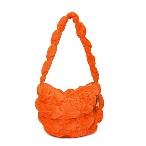 AZURAOKEY Wolkenpuffpufbertasche for Frauen - gesteppte Bubble -Beutel mit Reißverschluss, modischer Falten -Hobo -Handtasche von AZURAOKEY