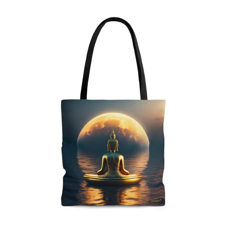 Buddha 1 I Digitaldruck Auf Stoff Design By Azurora.eu Meditation Spirituelles Geschenk Yogatasche Freundinnengeschenk von AZURORA