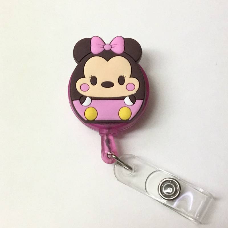 Sale Niedlicher Cartoon-Charakter Einziehbarer Id-Ausweisrolle Id-Ausweishalter - Teach Nurse Coworker Geschenke Abzeichen von AZblinger