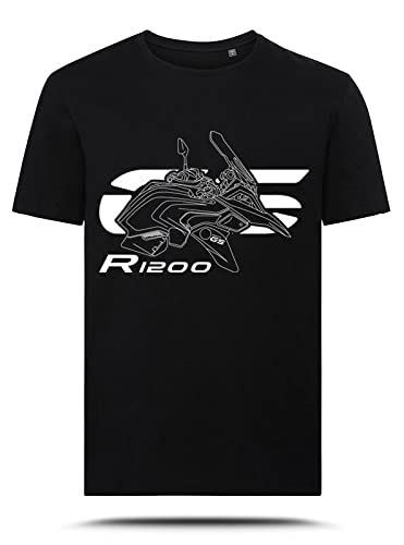 AZgraphishop T-Shirt mit Grafik R 1200 GS 2013-2016 Silhouette Style TS-BM-021, Schwarz , L AZgraphishop T-Shirt mit Grafik R 1200 GS 2013-2016 Silhouette Style TS-BM-021, Schwarz , L von AZgraphishop