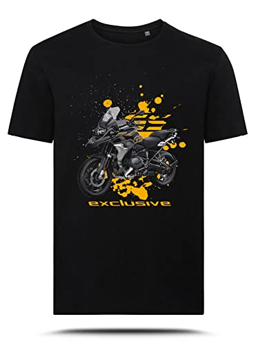 AZgraphishop T-Shirt mit Grafik R 1250 GS Exclusive Paint Style TS-BM-023, Schwarz , L von AZgraphishop