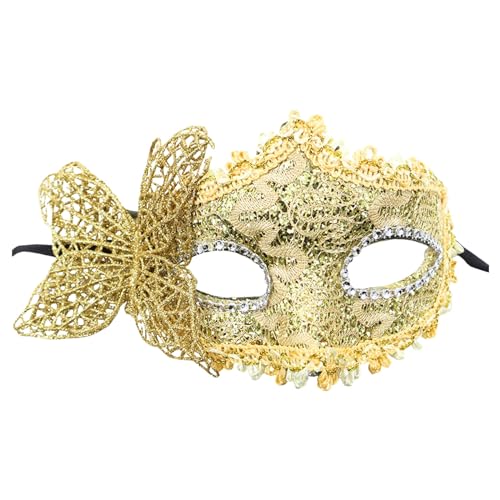 AaaozKjie Maskerade Maske für Damen Kostüm Maske Schwarz Maskerade Masken Schmetterling Karneval Maske Venezianische Party Karneval Abschlussball Zubehör Masken für Mmasquerade Ball von AaaozKjie
