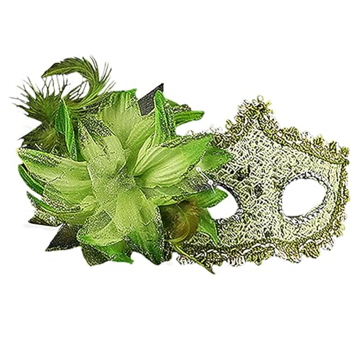 AaaozKjie Maskerade Maske für Frauen Venezianische Maske Maskerade Maske Schwarze Spitze Venezianische Masken Kunststoff Blume Party Abschlussball Kostüm Karneval Masken für Mmasquerade Ball von AaaozKjie