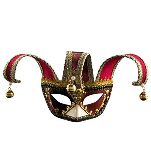 AaaozKjie Maskerade Maske für Frauen Venezianische Narrenmaske Venezianische Maske Halbgesicht Mardi Gras Maske für Karneval Masken für Mmasquerade Ball Kostüm Party Ball Abschlussball Wanddekoration von AaaozKjie