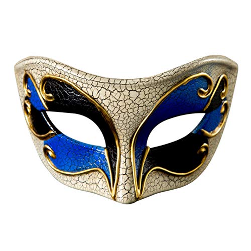 AaaozKjie Maskerade Maske für Herren, venezianische Maske, römisch-griechische Maske für Karneval, Ball, Karneval, Abschlussball, Party, Masken für Mmasquerade Bal von AaaozKjie