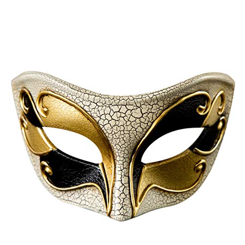 AaaozKjie Maskerade Maske für Herren, venezianische Maske, römisch-griechische Maske für Karneval, Ball, Karneval, Abschlussball, Party, Masken für Mmasquerade Bal von AaaozKjie