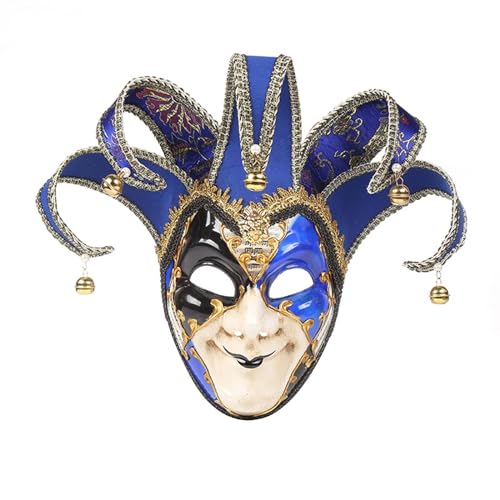 AaaozKjie Venezianische Maske Komödie Maske Exquisite Dekoration Narren Masken Maskerade Maske für Frauen Karneval Masken für Mmasquerade Ball und Party von AaaozKjie