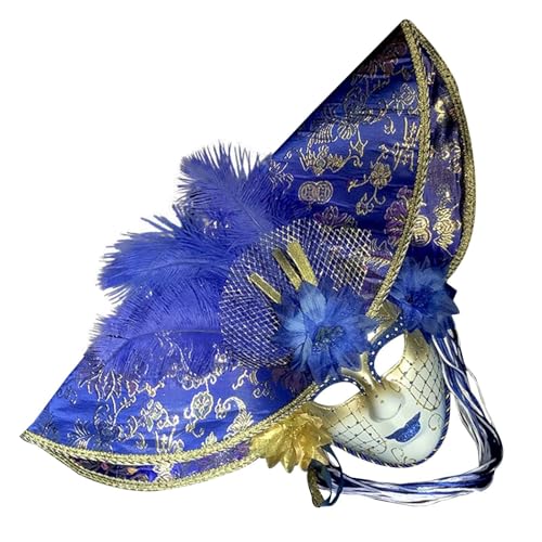 AaaozKjie Venezianische Maske Maskerade Maske für Frauen Vollgesichtsmaske Narrenmaske Karneval Masken für Mmasquerade Kostüm Cosplay Dress Up Zubehör für Party Performance Maske von AaaozKjie