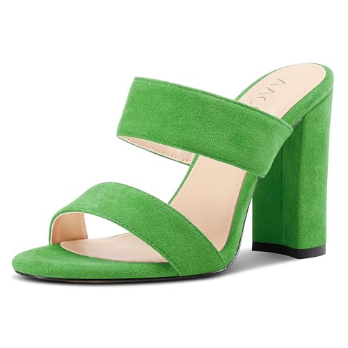 Aachcol Damen Chunky Blockabsatz Absatz Heel Sandalen Slip-on Open Zehenkappe Pantoletten Hochzeit Party Dress Schuhe 10 CM Heels Grasgrün 37 EU Aachcol Damen Chunky Blockabsatz Absatz Heel Sandalen Slip-on Open Zehenkappe Pantoletten Hochzeit Party Dress Schuhe 10 CM Heels Grasgrün 37 EU von Aachcol