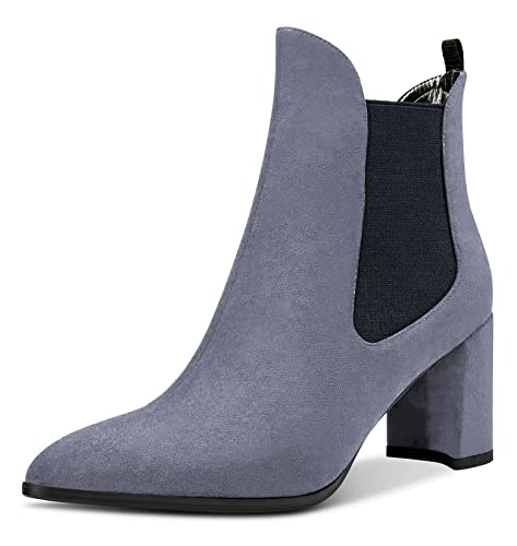 Aachcol Damen Chunky Blockabsatz Mittlerem Hoher High Absatz Heel Stiefeletten Geschlossene Spitze Zehenkappe Schuhe Wildleder Grau 7.5 CM 38 EU Aachcol Damen Chunky Blockabsatz Mittlerem Hoher High Absatz Heel Stiefeletten Geschlossene Spitze Zehenkappe Schuhe Wildleder Grau 7.5 CM 38 EU von Aachcol