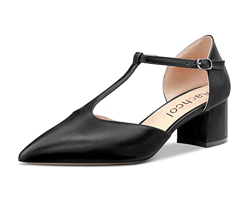 Aachcol Damen Chunky Blockabsatz Mittlerem Niedrige Absatz Heel Pumps Knöchelriemen T-Strap Spitze Zehenkappe Dress Schuhe Party Hochzeit Satin Schwarz 5 cm 41 EU Aachcol Damen Chunky Blockabsatz Mittlerem Niedrige Absatz Heel Pumps Knöchelriemen T-Strap Spitze Zehenkappe Dress Schuhe Party Hochzeit Satin Schwarz 5 cm 41 EU von Aachcol