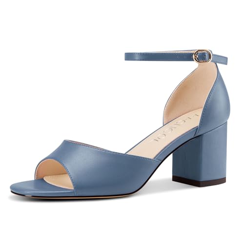 Aachcol Damen Niedrige Chunky Blockabsatz Absatz Heel Sandalen Peep Open Zehenkappe Knöchelriemen Hochzeit Dress Schuhe 6 CM Heels Kobaltblau 42 EU Aachcol Damen Niedrige Chunky Blockabsatz Absatz Heel Sandalen Peep Open Zehenkappe Knöchelriemen Hochzeit Dress Schuhe 6 CM Heels Kobaltblau 42 EU von Aachcol
