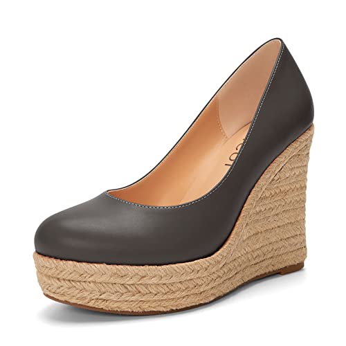 Aachcol Damen Plateau Plattform Keilabsatz Chunky Blockabsatz Hoher High Absatz Heel Pumps Slip-on Runde Geschlossene Zehenkappe Dress Schuhe Party Matt Metallisch 10 cm 38 EU Aachcol Damen Plateau Plattform Keilabsatz Chunky Blockabsatz Hoher High Absatz Heel Pumps Slip-on Runde Geschlossene Zehenkappe Dress Schuhe Party Matt Metallisch 10 cm 38 EU von Aachcol