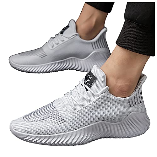 Aahkloijw Sneaker Herren Atmungsaktiv Casual Walkingschuhe Flache Schuhe rutschfest Turnschuhe Sportschuhe Straßenlaufschuhe Leicht Fitness Laufschuhe Outdoor Jogging Wanderhalbschuhe von Aahkloijw