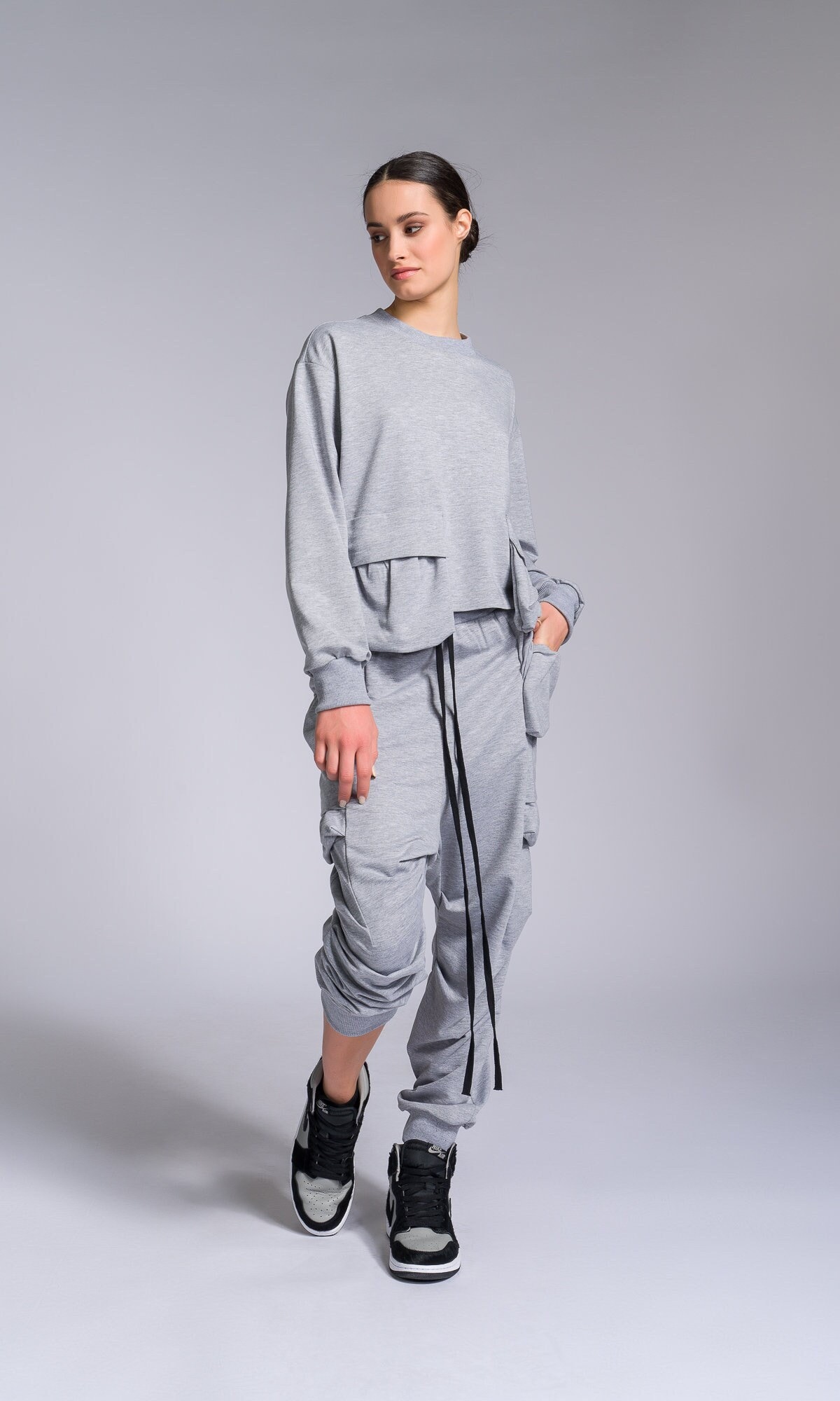 Cargo-Taschen Sweatshirt A92243 von Aakasha