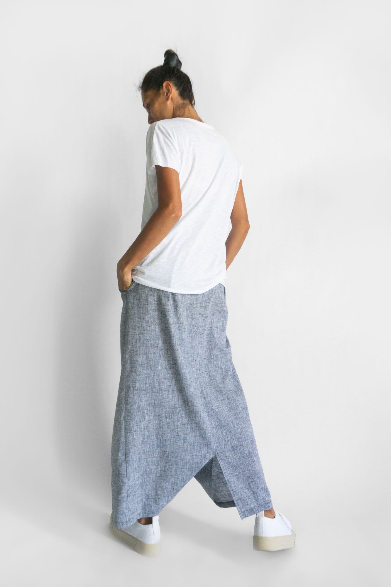 Extravaganter Gerader Sommerrock A90529 von Aakasha