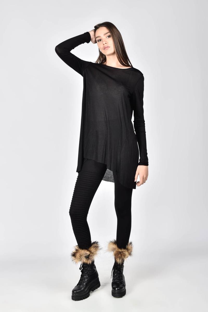 Lässige Langarm Bluse A12761 von Aakasha