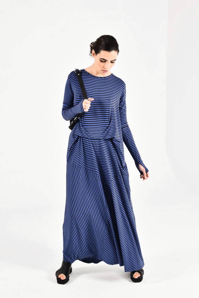 Maxi Kleid Mit Langen Ärmeln A90448 von Aakasha