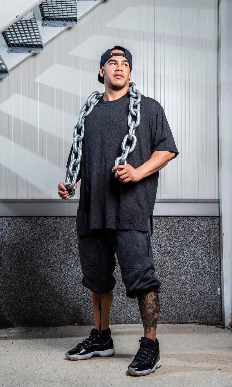 Übergroßes T-Shirt Mit Geteiltem Saum von AakashaMen