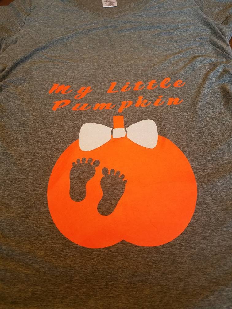 Mein Kleiner Kürbis - Umstandsshirt von AandHCreations4Fun