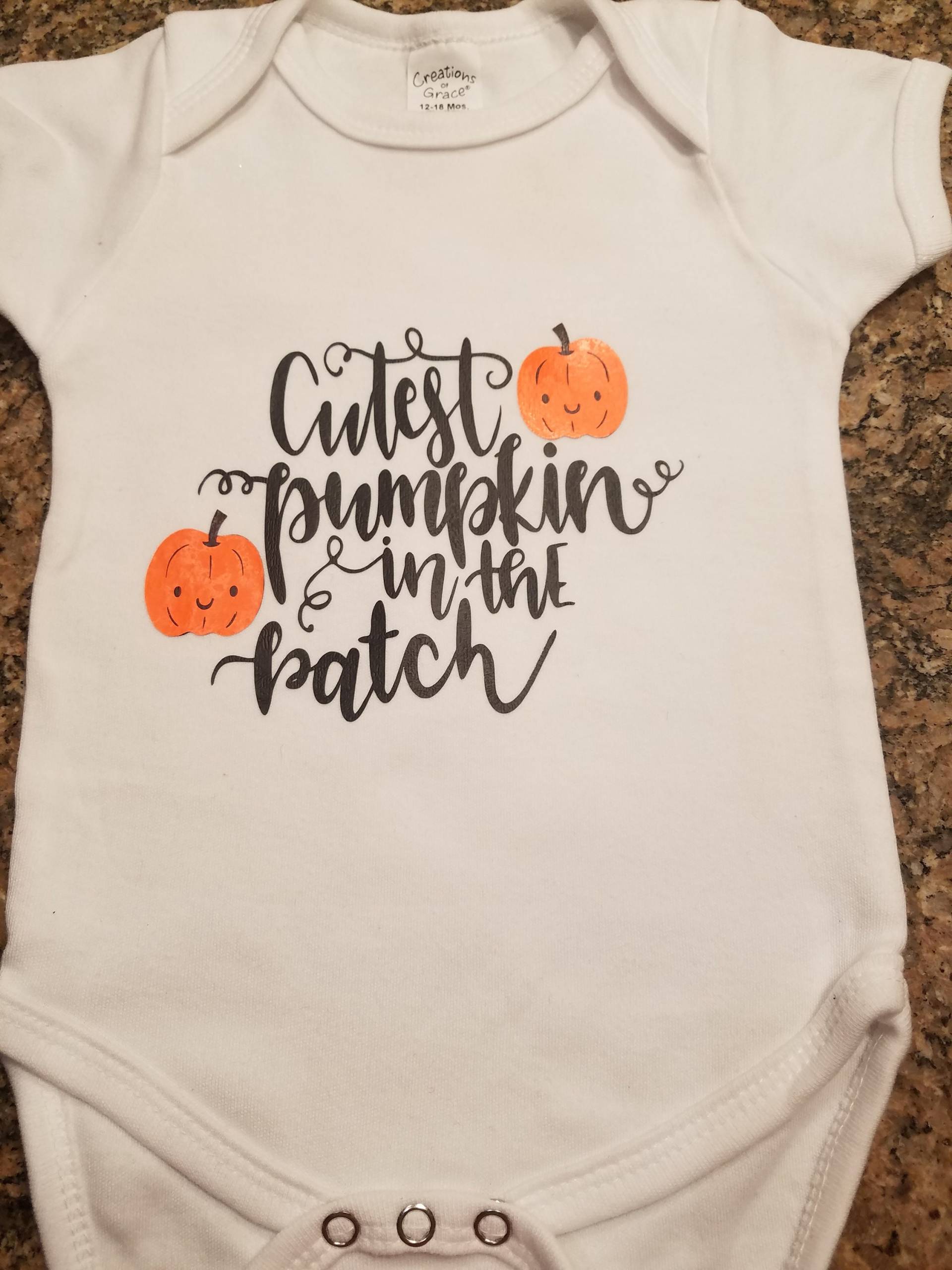 Süßer Kürbis Im Aufnäher von AandHCreations4Fun