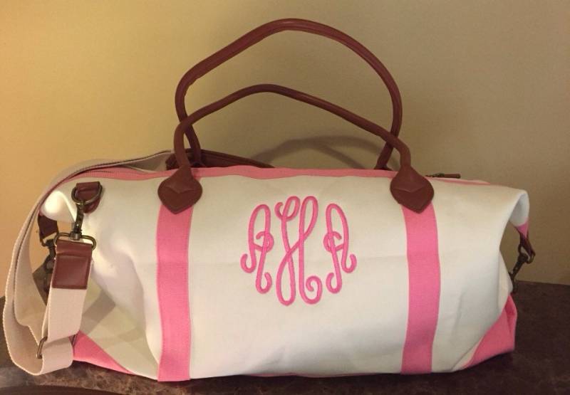 Monogrammed Weekender/Duffle Bag /Monogrammed Overnight von AandJDesignsBR