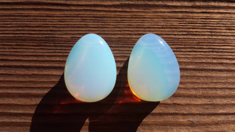 Ein Paar Echte Opalit Drop Plugs Gauges Körperschmuck Double Flared - Pick Size von AandSCrystals