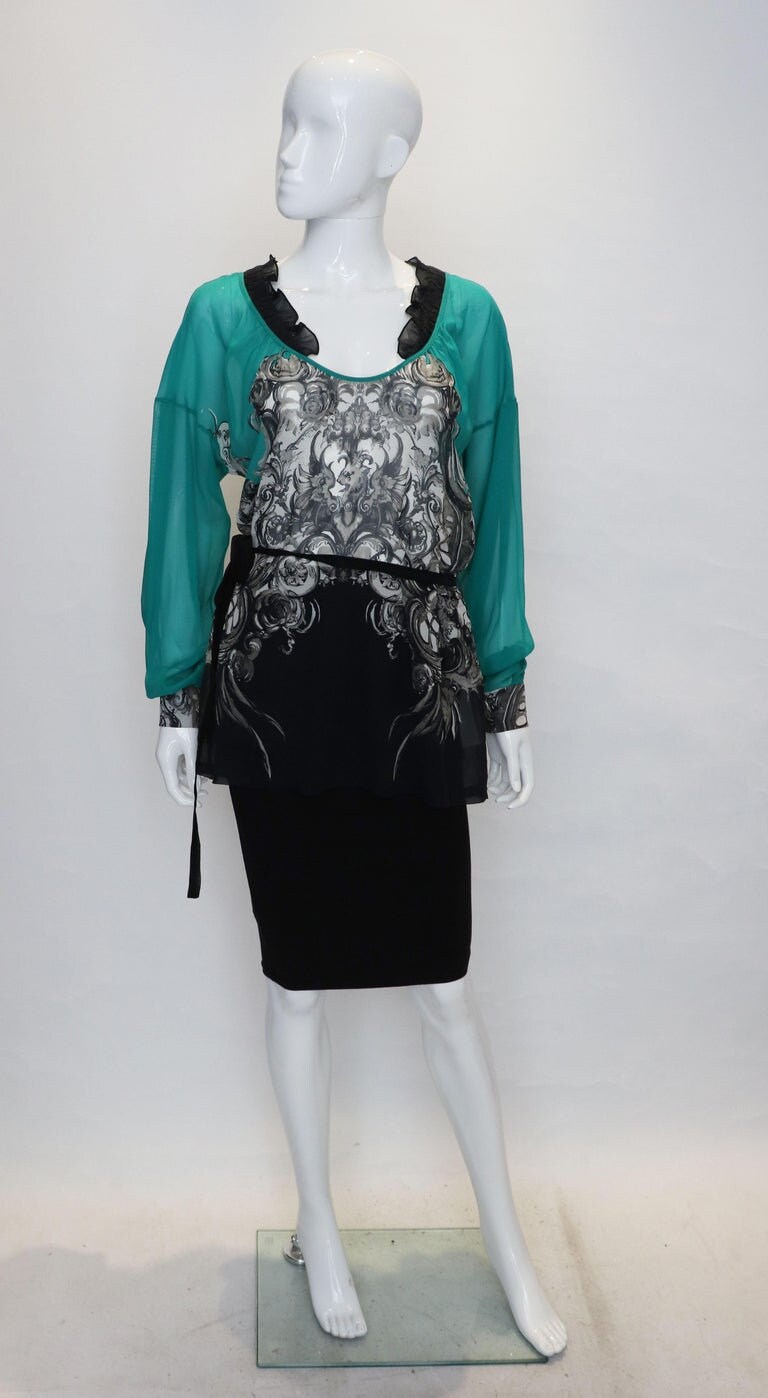 Ein Jahrgang Roberto Cavalli Seide Top von AardvarkvintageGoods